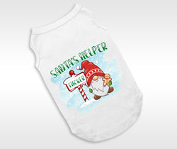 Holiday Dog Shirt | Personalized Santa's Helper