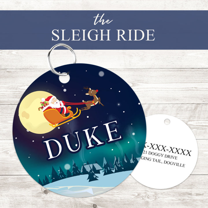 Pet ID Tag | The Sleigh Ride