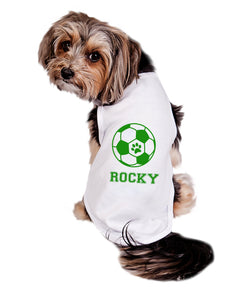 Dog Soccer Personalized Tee