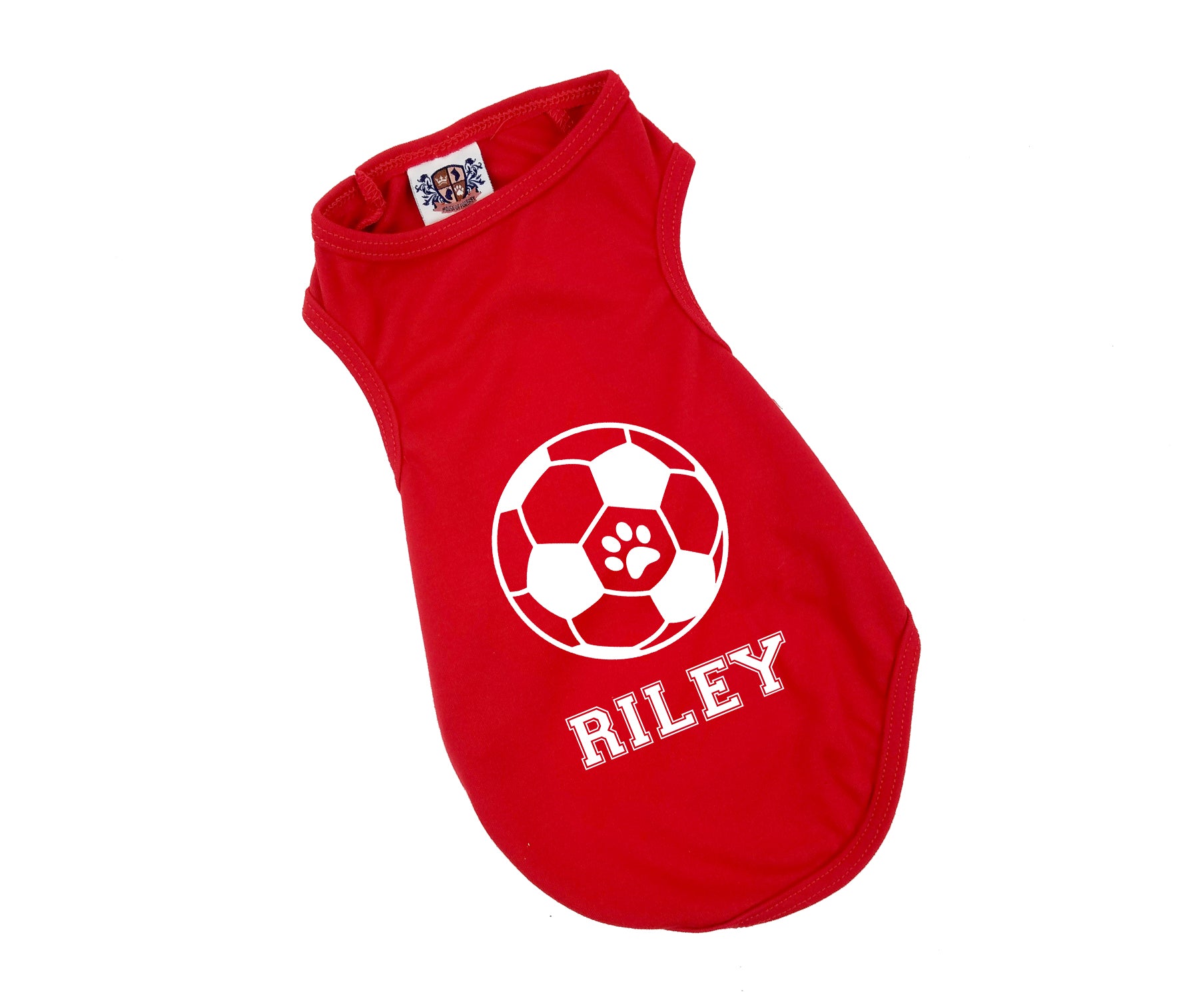 Dog Soccer Personalized Tee