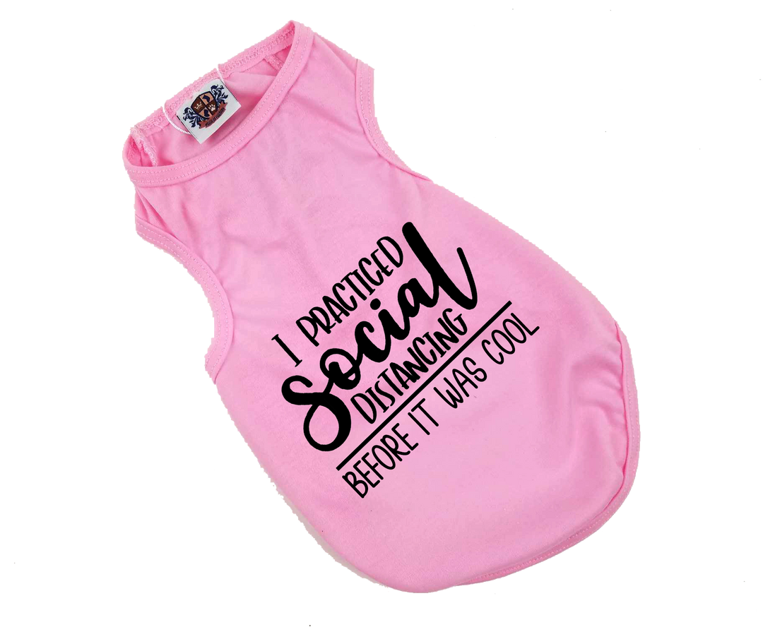 I practiced social distance before it was cool tee