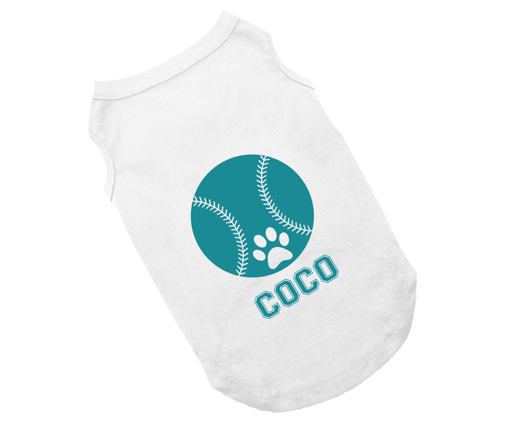 Dog Baseball Personalized Tee
