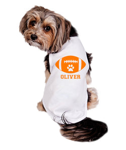 Dog Football personalized tee