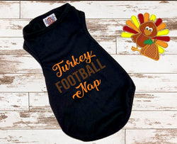 Holiday Dog Shirt | Turkey Football Nap