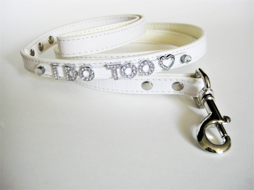 Flower Dog Collar | White Spring Garden