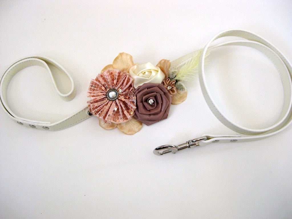 Flower Dog collar | The Blush Beatrice