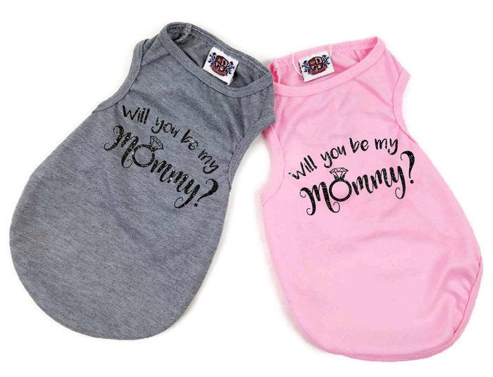 2-Pack I Love My Mommy Daddy Dog Dress Female Puppy