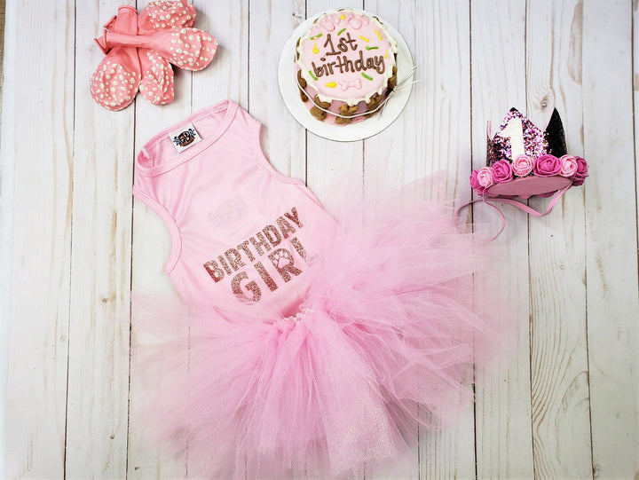 Birthday Party Package | Pink Glitter First Birthday