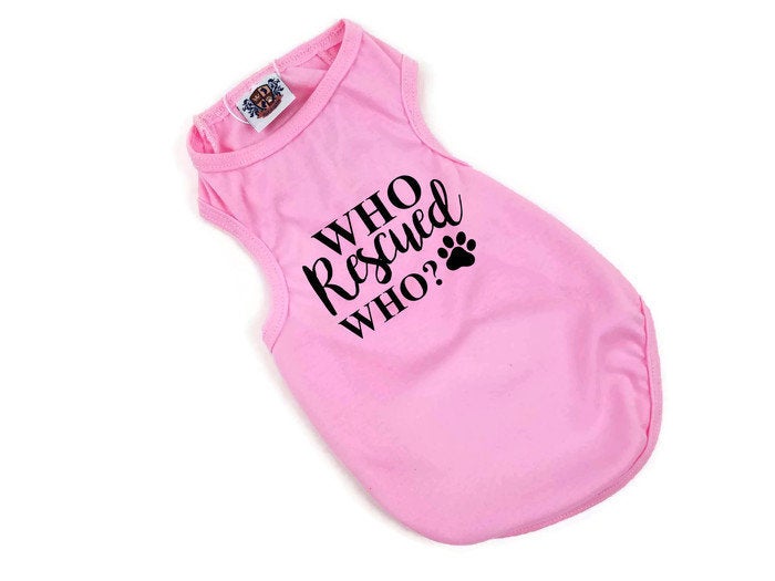 Dog Shirt | Who Rescued Who