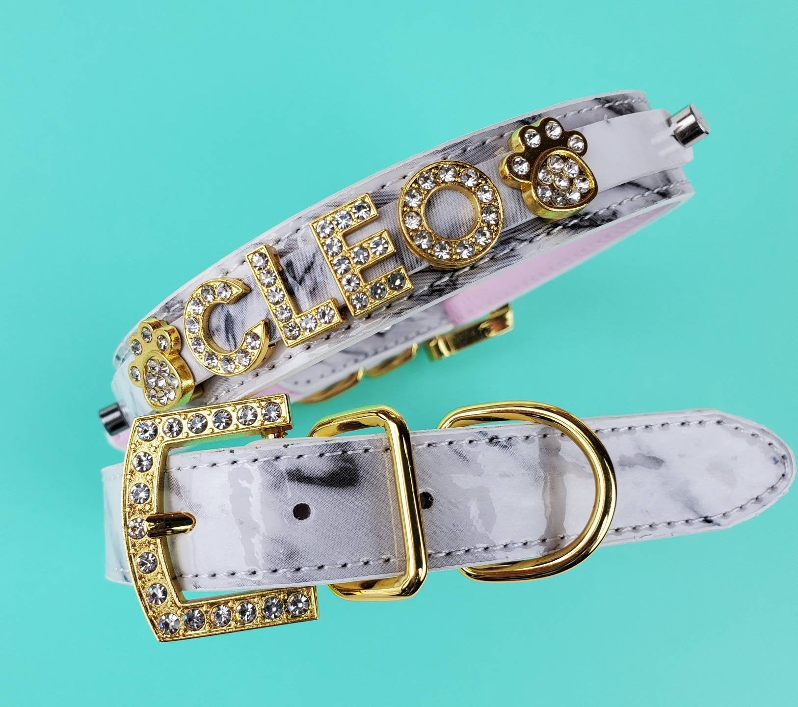 Collar | Gold Luxe Marble