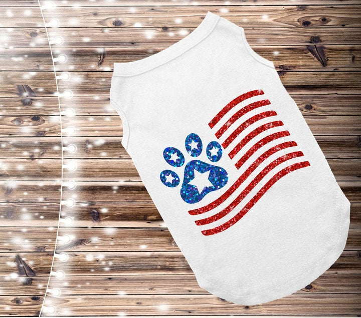 Dog Shirt | Sparkle Flag