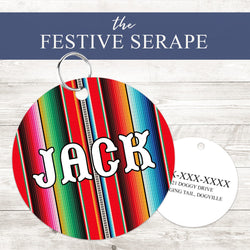 Pet ID Tag | Festive Serape