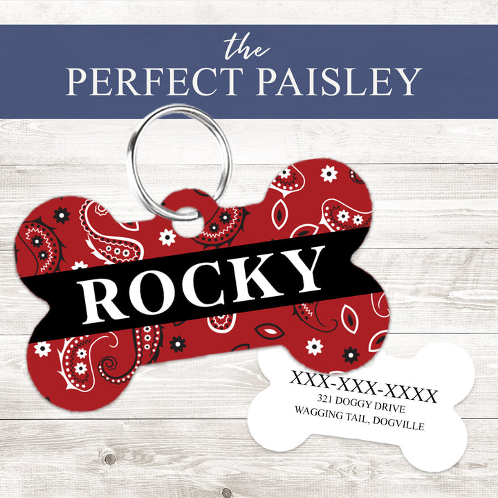 Pet ID Tag | Perfect Paisley