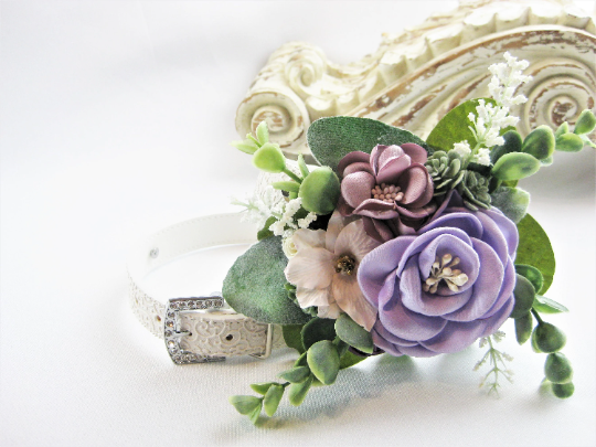 Succulent Wedding Collar | Lavender Wedding